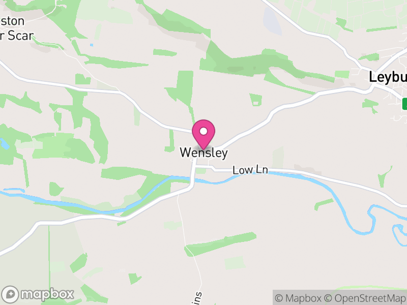 Map of Wensley, North Yorkshire