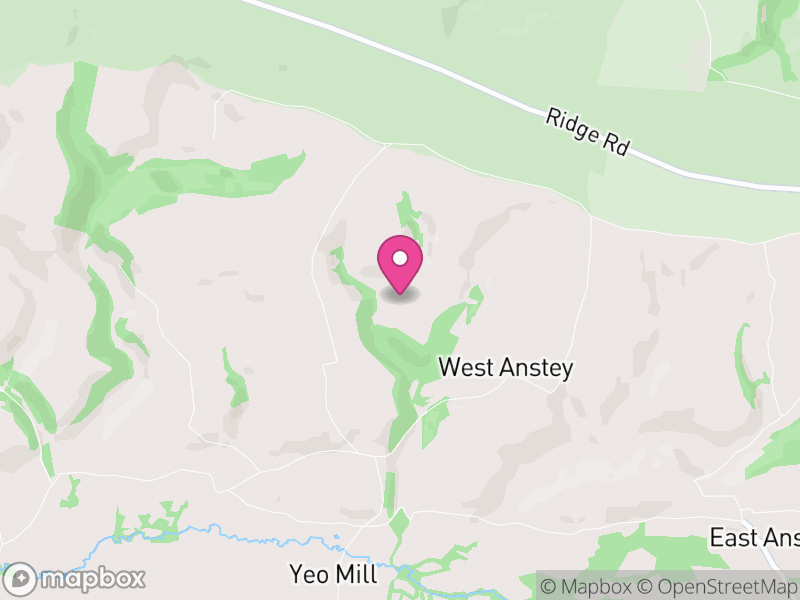 Map of West Anstey, North Devon