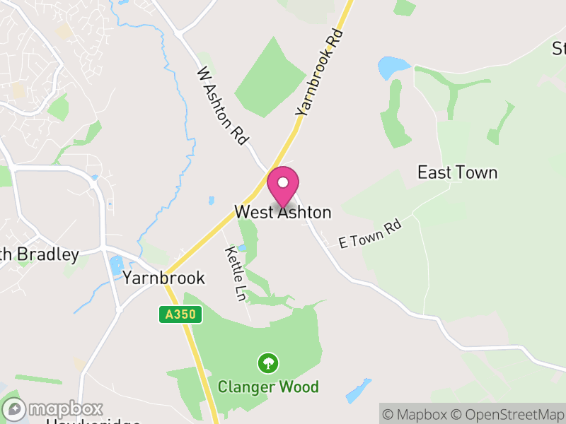 Map of West Ashton, Wiltshire