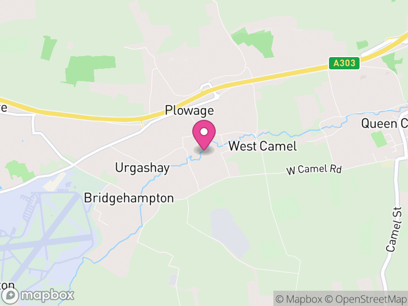 Map of West Camel, Somerset