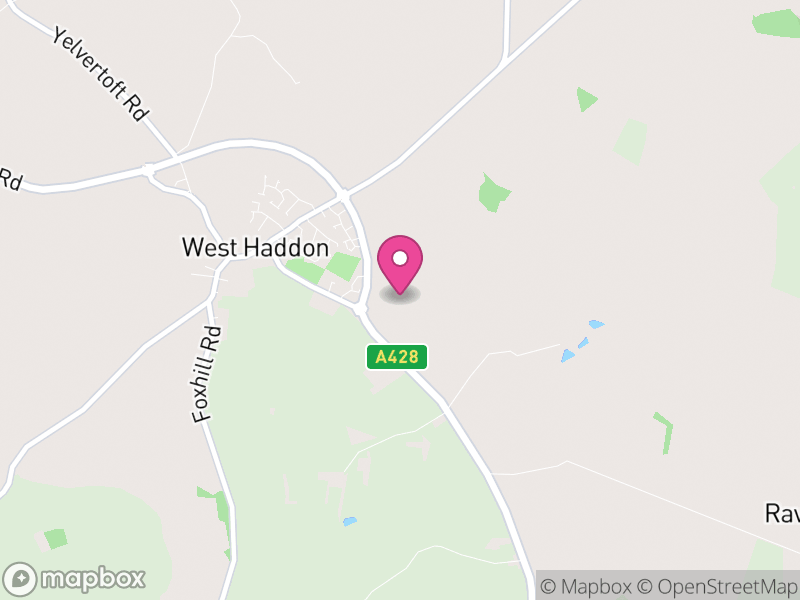 Map of West Haddon, West Northamptonshire