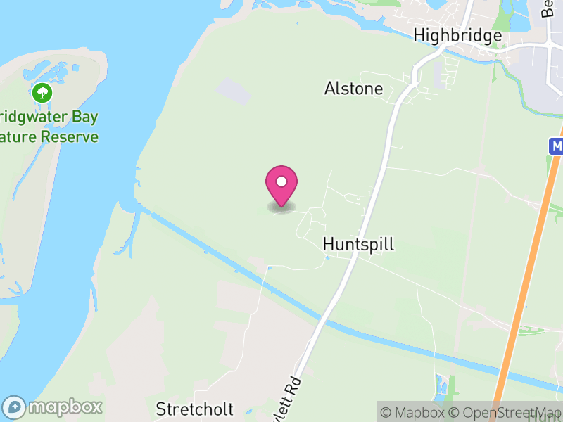 Map of West Huntspill, Somerset