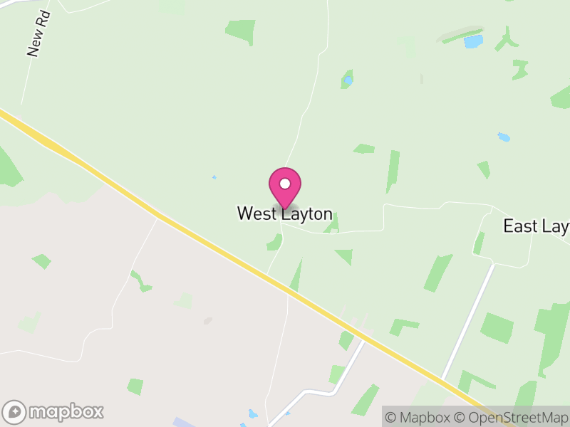 Map of West Layton, North Yorkshire