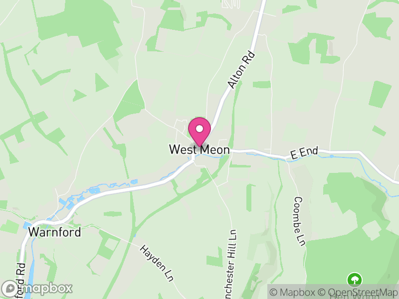 Map of West Meon, Winchester
