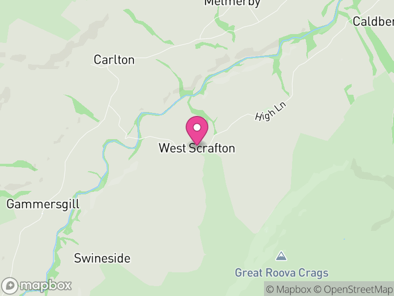 Map of West Scrafton, North Yorkshire