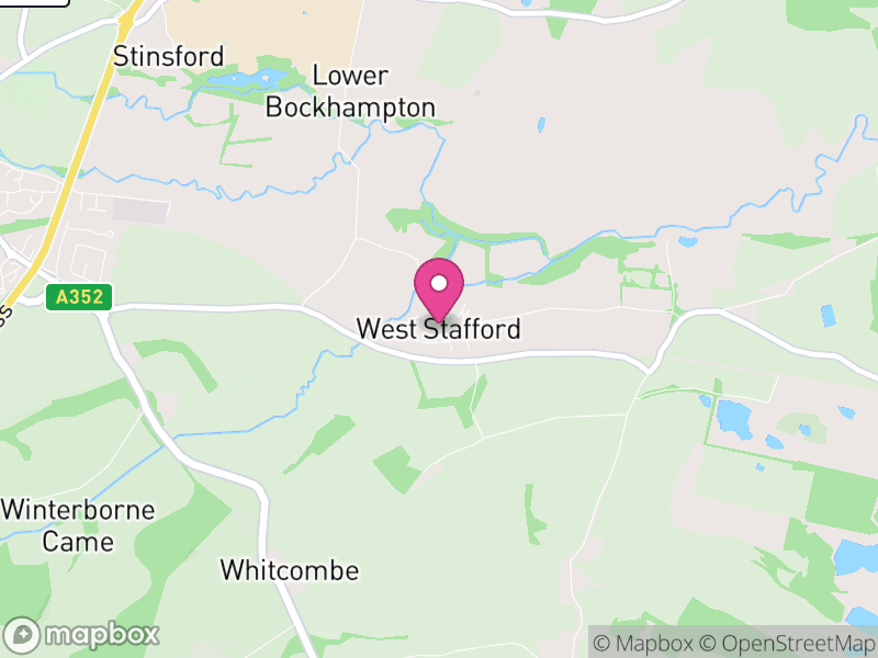 Map of West Stafford, Dorset