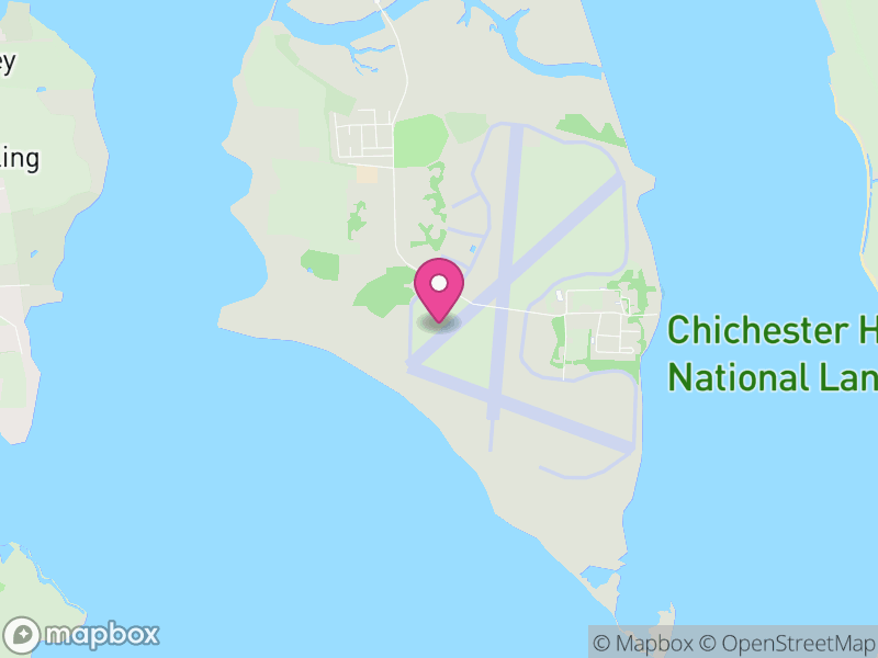 Map of West Thorney, Chichester