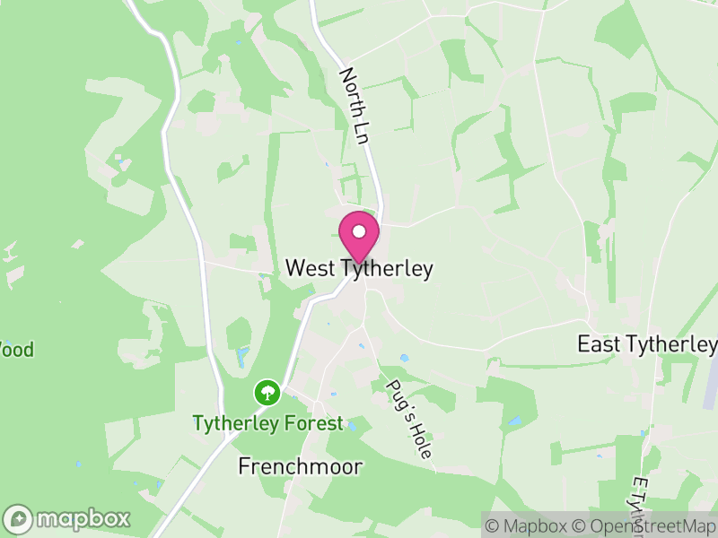 Map of West Tytherley, Test Valley