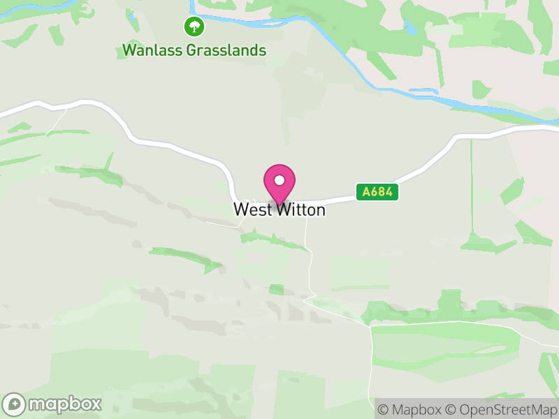 Map of West Witton, North Yorkshire