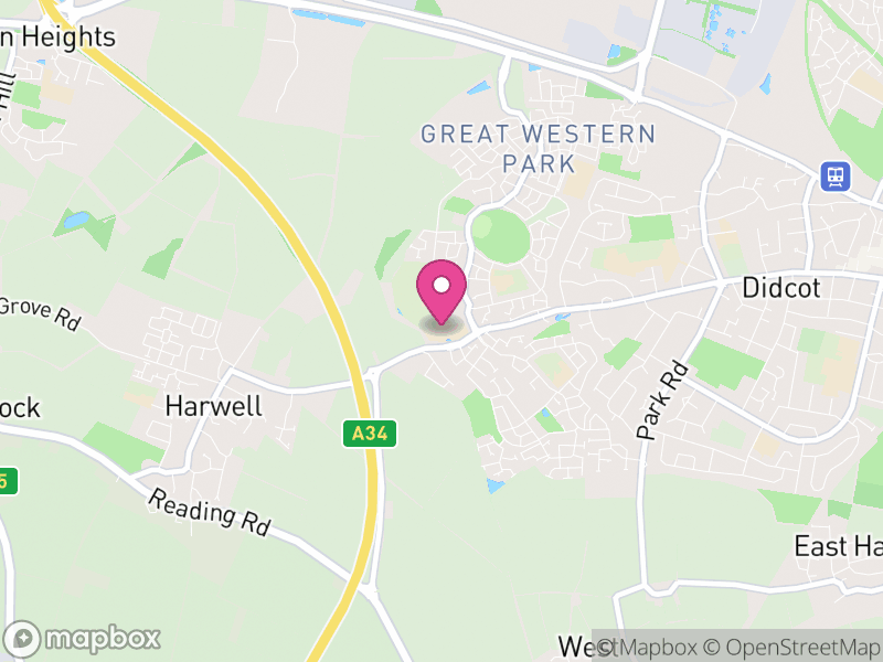 Map of Western Valley, Vale of White Horse