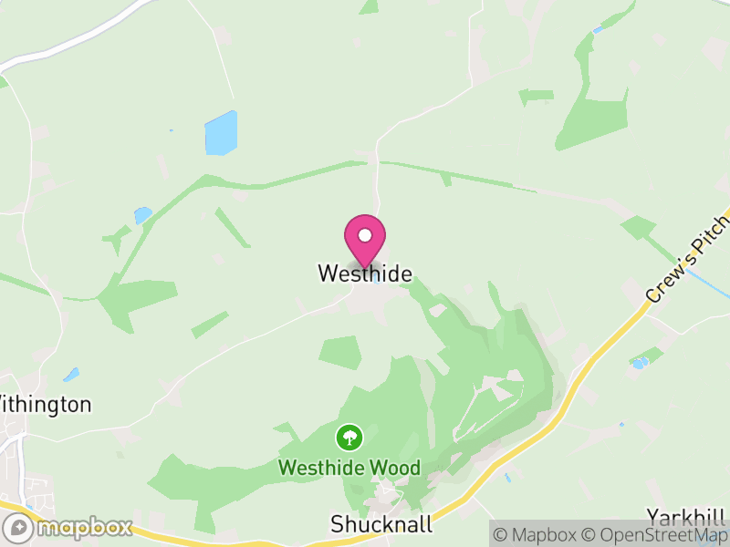 Map of Westhide, Herefordshire