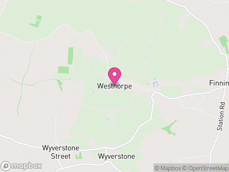 Map of Westhorpe, Mid Suffolk