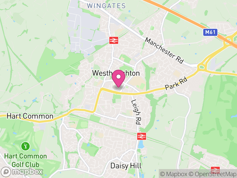 Map of Westhoughton, Bolton