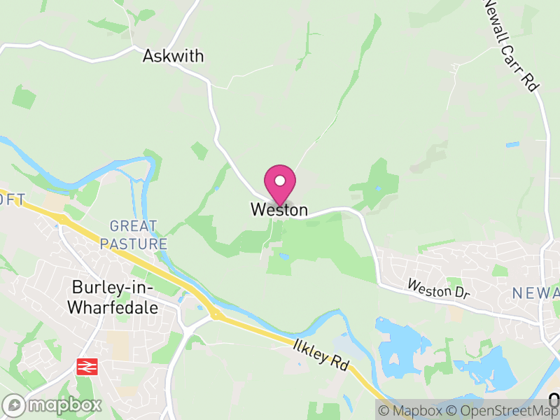 Map of Weston, North Yorkshire