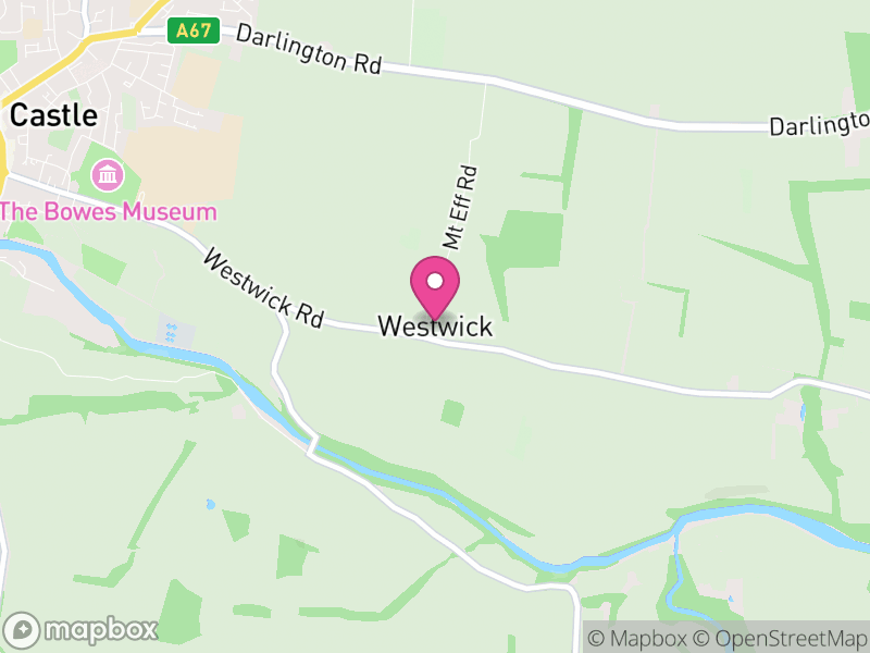 Map of Westwick, County Durham