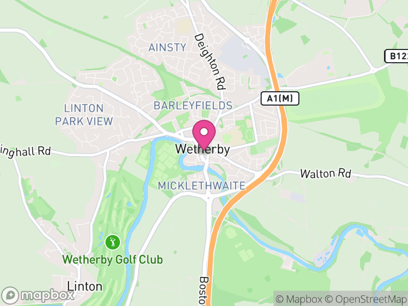 Map of Wetherby, Leeds