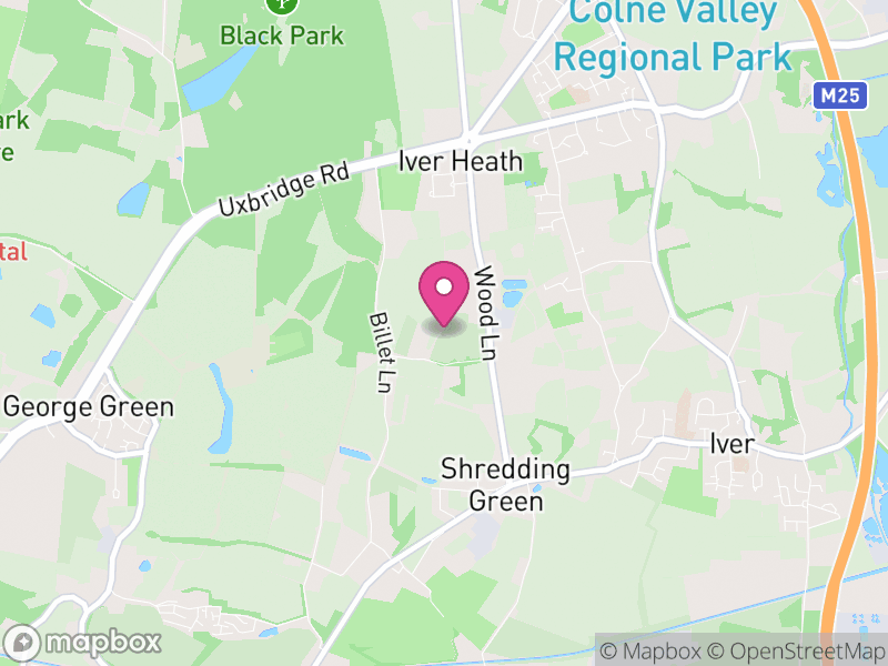 Map of Wexham and Ivers Community Board, Buckinghamshire