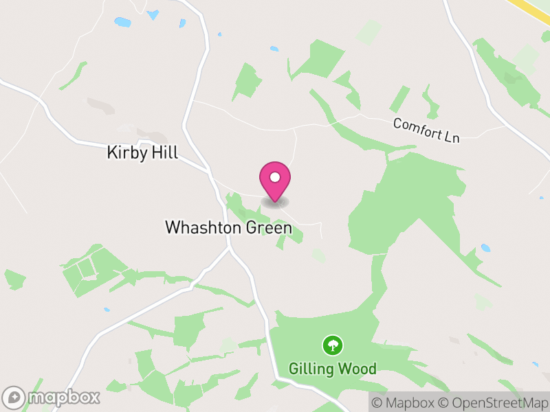 Map of Whashton, North Yorkshire