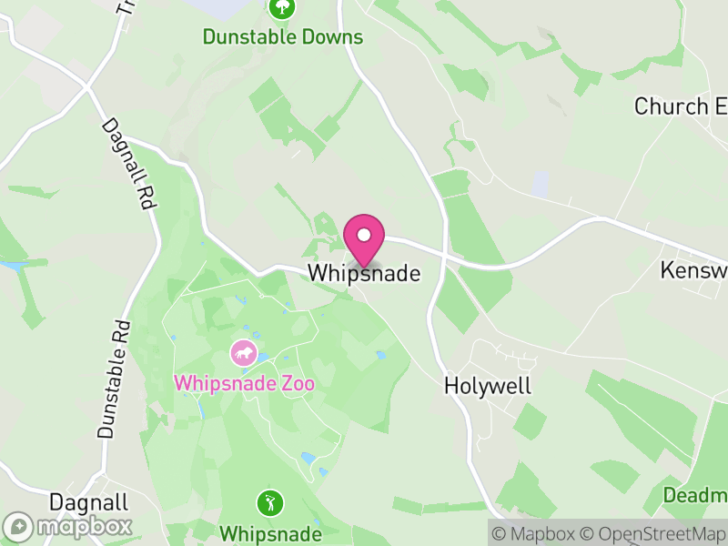 Map of Whipsnade, Central Bedfordshire
