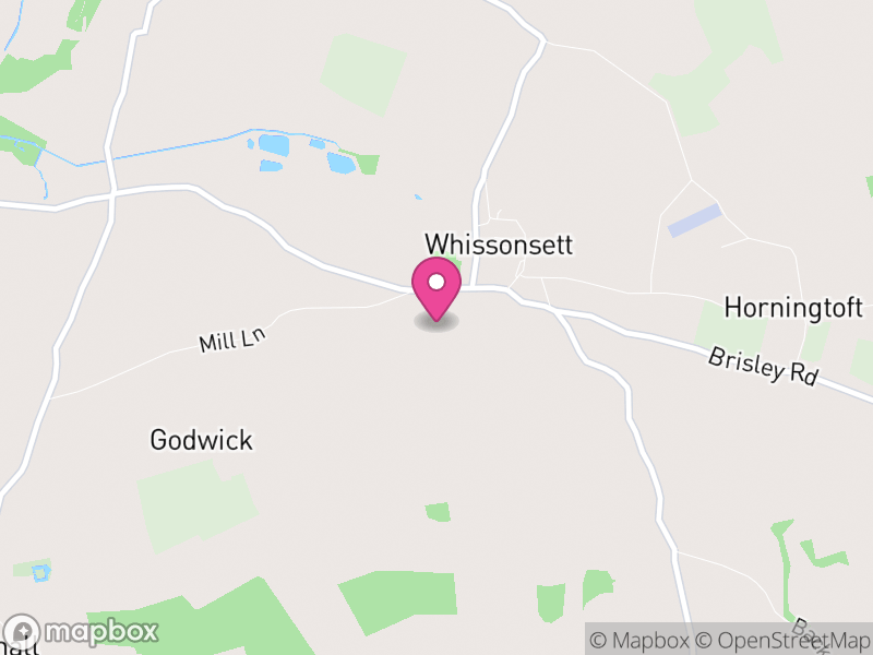 Map of Whissonsett, Breckland