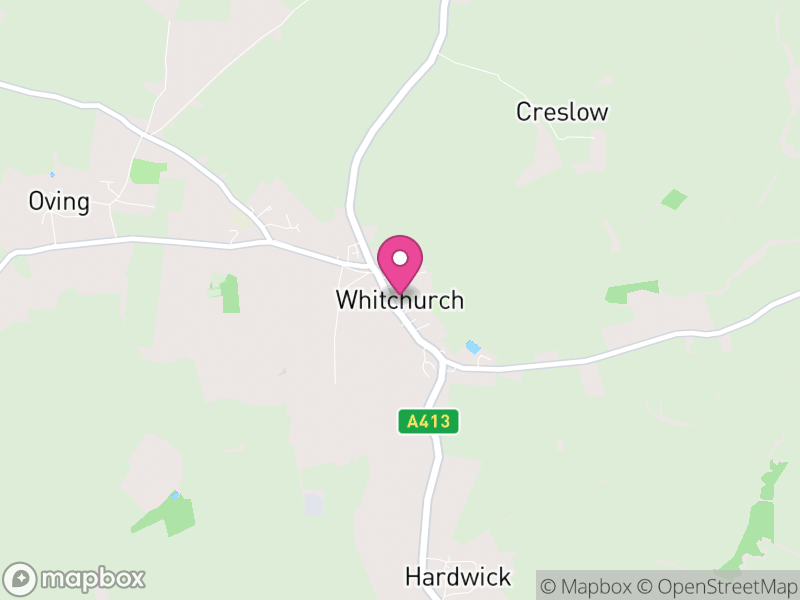 Map of Whitchurch, Buckinghamshire