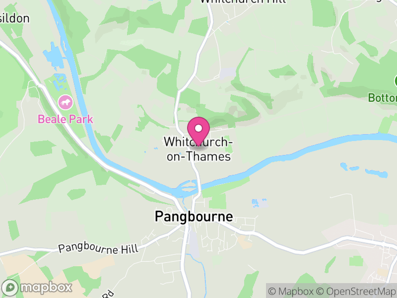 Map of Whitchurch-on-Thames, South Oxfordshire