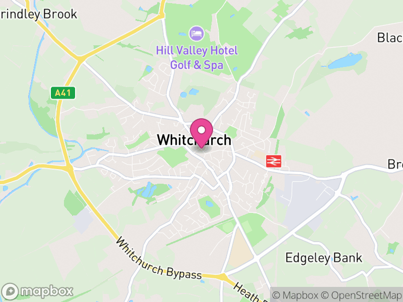 Map of Whitchurch Urban, England