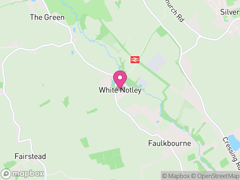Map of White Notley, Braintree
