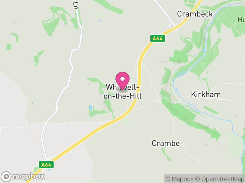 Map of Whitwell-on-the-Hill, North Yorkshire