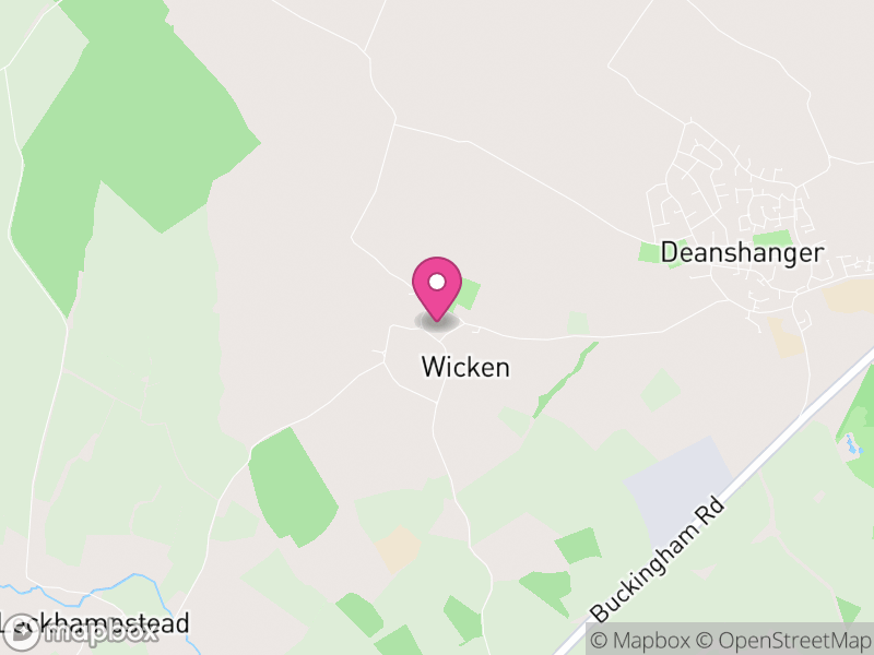 Map of Wicken, West Northamptonshire