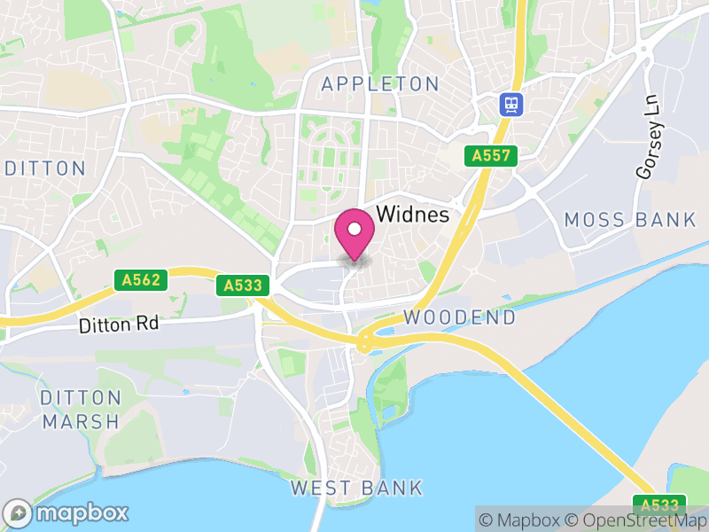 Map of Widnes