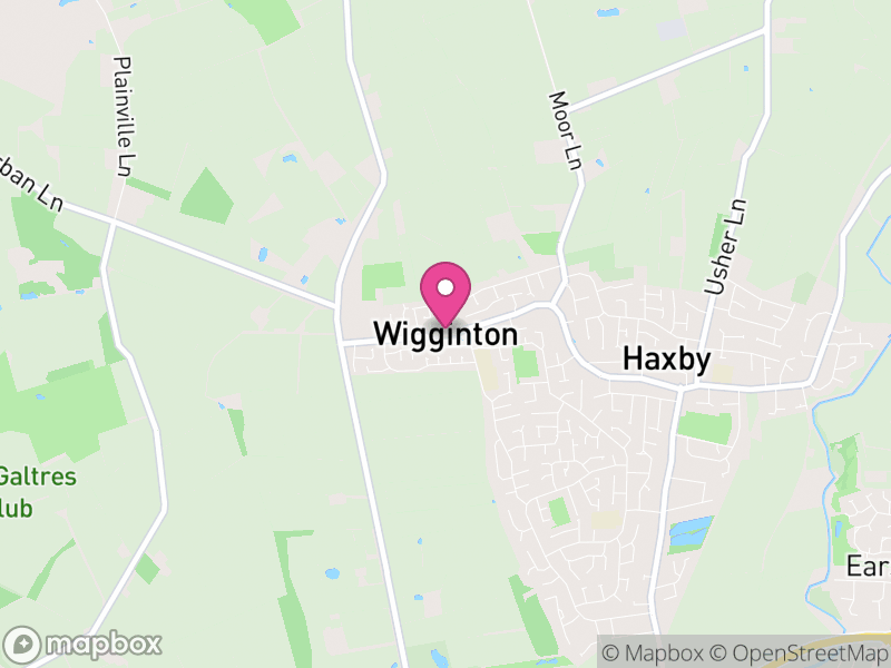 Map of Wigginton, York