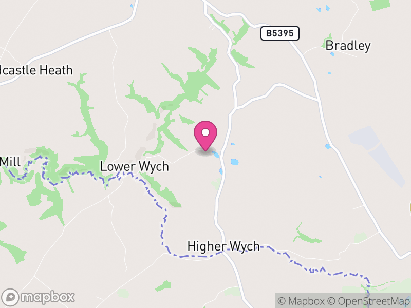 Map of Wigland, Cheshire West and Chester