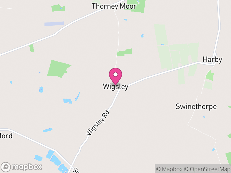 Map of Wigsley, Newark and Sherwood