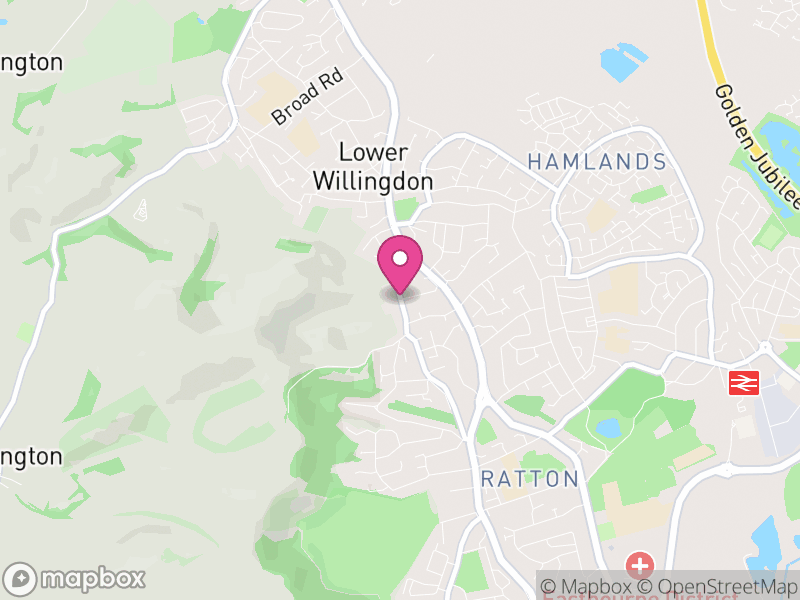 Map of Willingdon and Jevington, Wealden