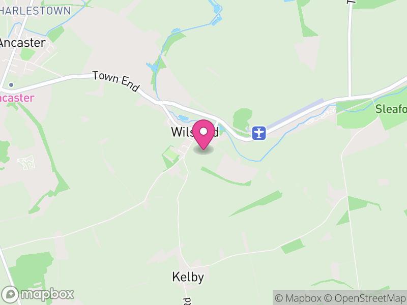 Map of Wilsford, North Kesteven