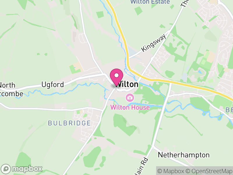 Map of Wilton, Wiltshire