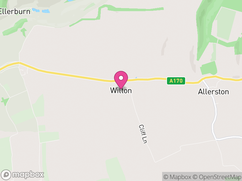 Map of Wilton, North Yorkshire
