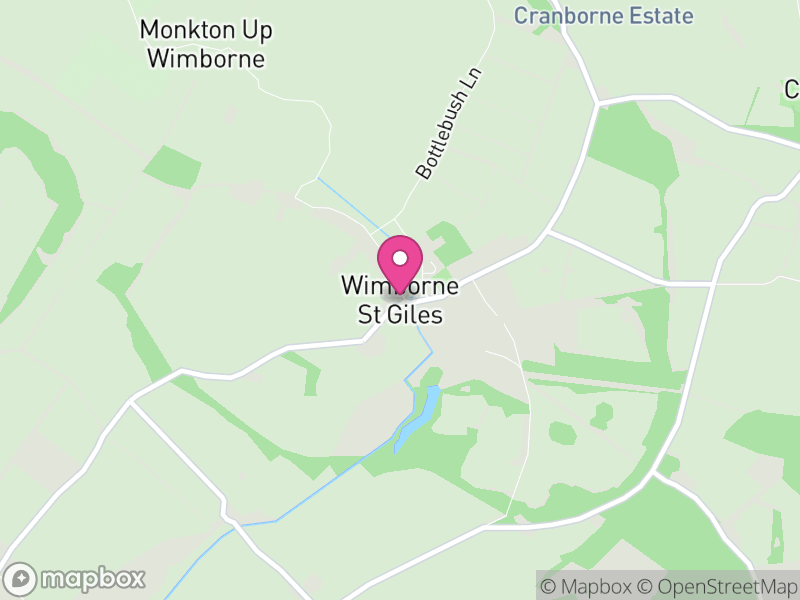 Map of Wimborne St. Giles, Dorset