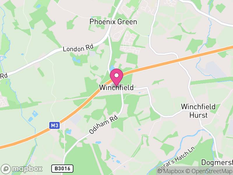 Map of Winchfield, Hart