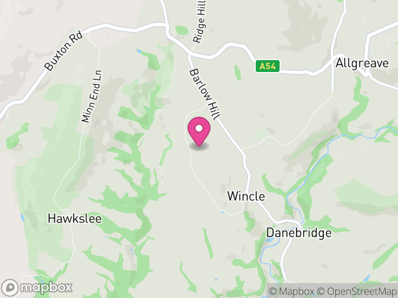 Map of Wincle, Cheshire East