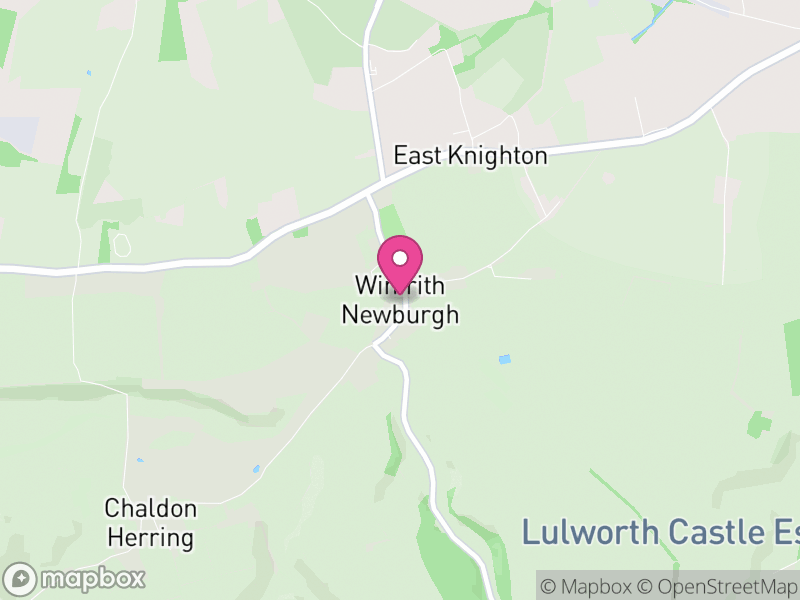 Map of Winfrith Newburgh, Dorset