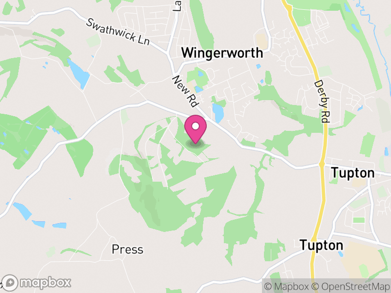 Map of Wingerworth, North East Derbyshire