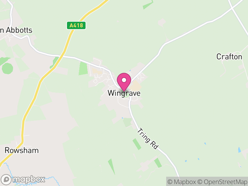 Map of Wingrave with Rowsham, Buckinghamshire