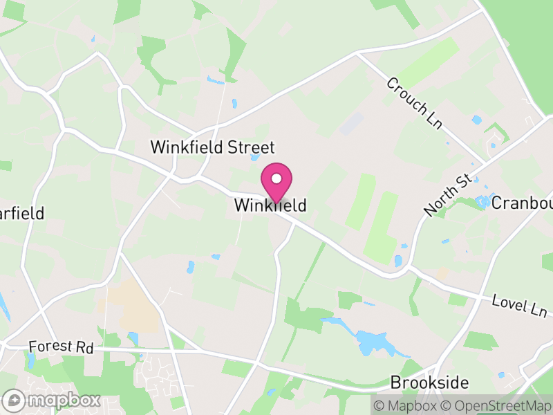 Map of Winkfield, Bracknell Forest