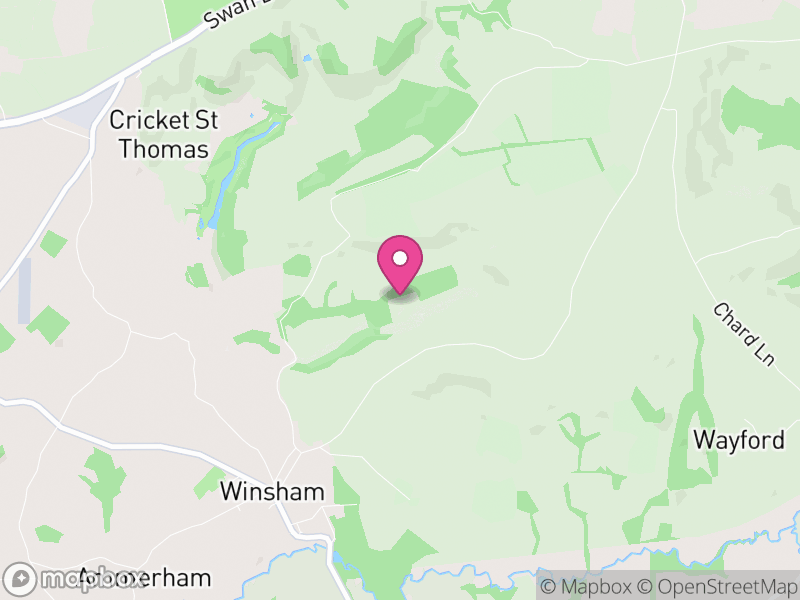 Map of Winsham, Somerset