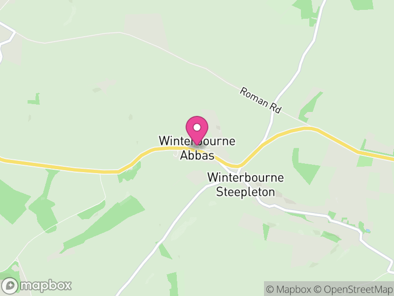 Map of Winterbourne Abbas, Dorset