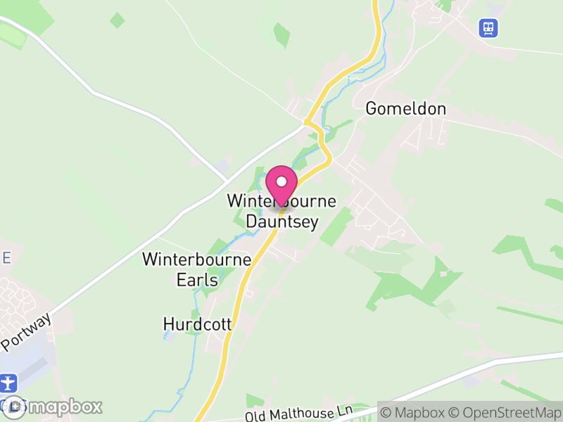 Map of Winterbourne, Wiltshire