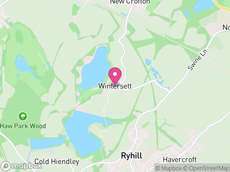 Map of Wintersett, Wakefield