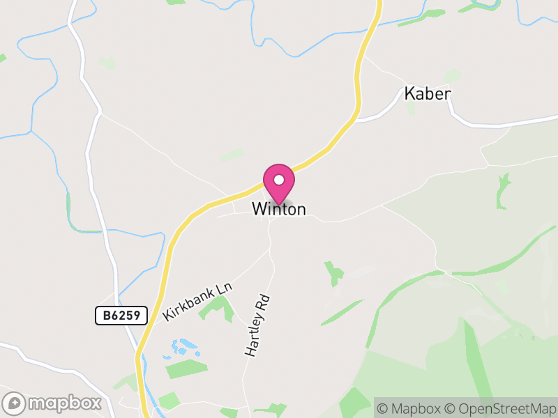 Map of Winton, Westmorland and Furness